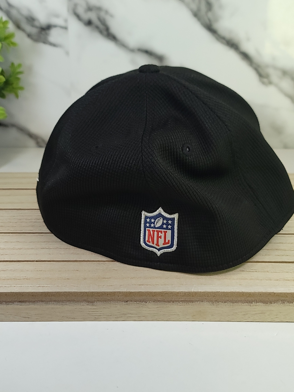 Las Vegas Raiders Black Logo Cap, NFL New Era Style. Fitted M/L - Picture 4 of 8